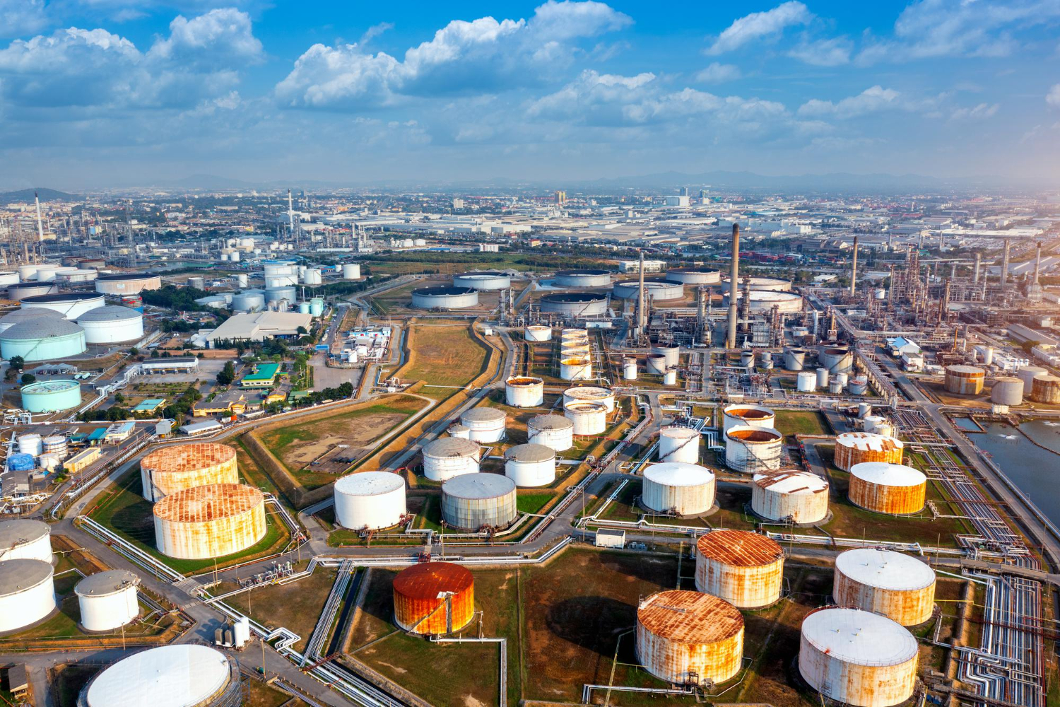 Refinery, terminal, or facility wide shot
